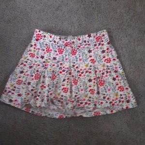 Flower short skirt